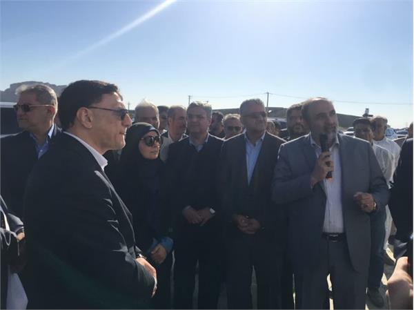 بازدید وزیر راه و شهرسازی از پروژه راه‌آهن چابهار ـ زاهدان