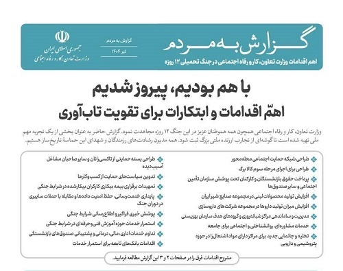 تداوم خدمات بانک توسعه تعاون در جنگ ۱۲ روزه