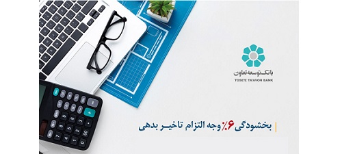 اجرای طرح بخشودگی جریمه تاخیر در بانک توسعه تعاون